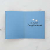 Naughty Snowman Kaart (Binnen)