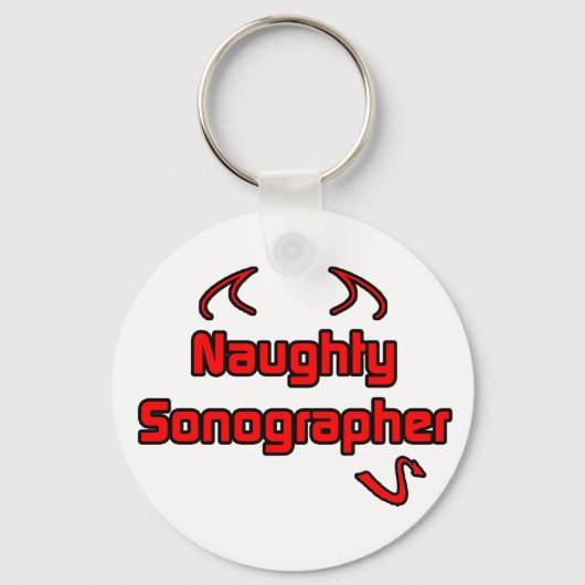 Naughty Sonographer Sleutelhanger (Voorkant)