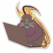 Naughty Squirrel #102 Sticker (Voorkant)