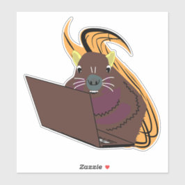 Naughty Squirrel #102 Sticker