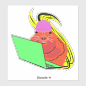 Naughty Squirrel #106 Sticker (Vel)