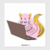 Naughty Squirrel #107 Sticker (Vel)