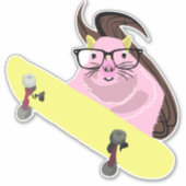 Naughty Squirrel #108 Sticker (Voorkant)
