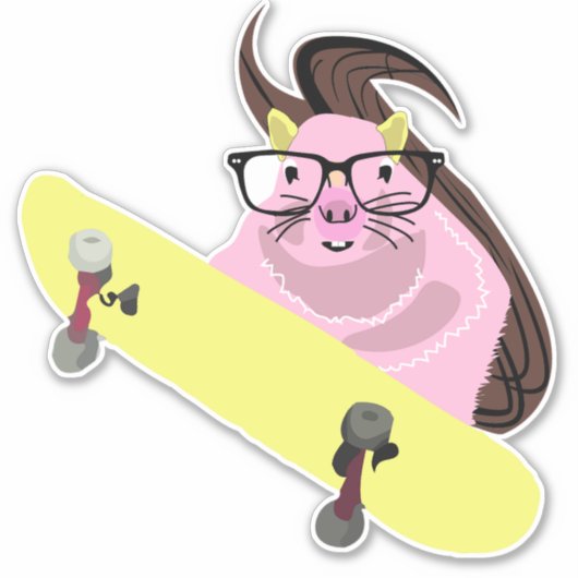 Naughty Squirrel #108 Sticker (Voorkant)