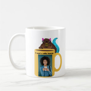 Naughty Squirrel #112 Coffee Human Koffiemok