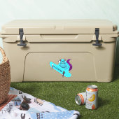 Naughty Squirrel #114 Skateboarden Sticker (Koeler)