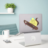 Naughty Squirrel #119 Girls Name Sticker (Laptop op bureau)