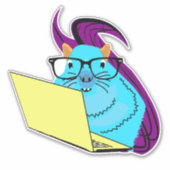 Naughty Squirrel #120 Sticker (Voorkant)