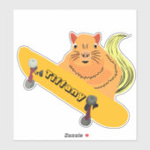 Naughty Squirrel #125 Meisjesnaam Sticker (Vel)