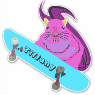 Naughty Squirrel #126 Meisjesnaam Sticker