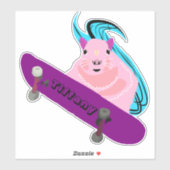 Naughty Squirrel #127 Meisjesnaam Sticker (Vel)