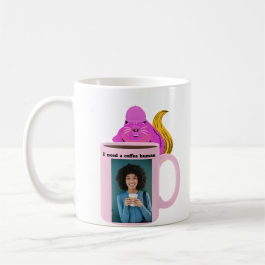 Naughty Squirrel #130 Coffee Human Koffiemok (Links)