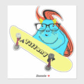 Naughty Squirrel #131 Meisjesnaam Sticker (Vel)