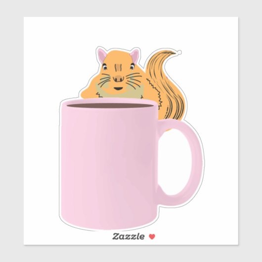 Naughty Squirrel #135 Sticker (Vel)