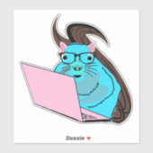 Naughty Squirrel #137 Sticker (Vel)