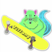 Naughty Squirrel #142 Meisjesnaam Sticker (Voorkant)