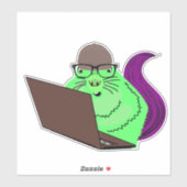 Naughty Squirrel #144 Sticker (Vel)