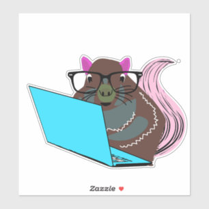 Naughty Squirrel #148 Sticker