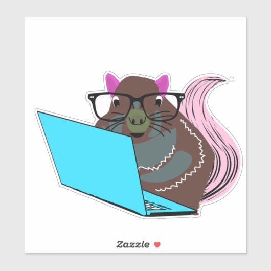 Naughty Squirrel #148 Sticker (Vel)