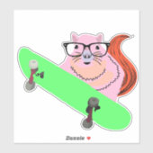 Naughty Squirrel #149 Sticker (Vel)