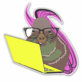 Naughty Squirrel #152 Sticker (Voorkant)