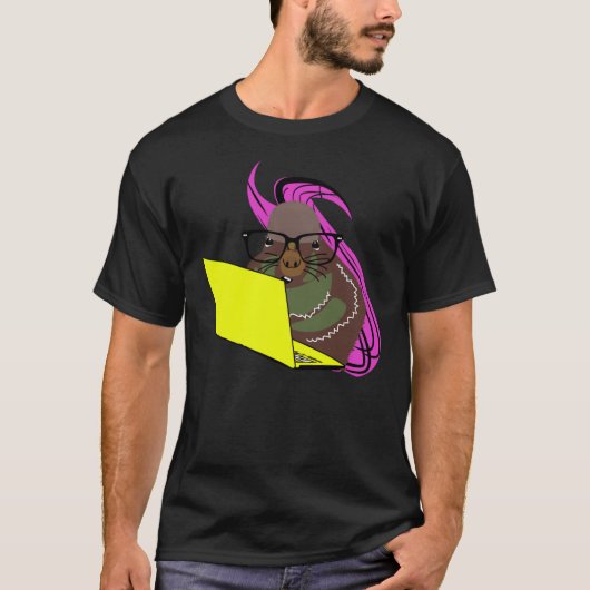 Naughty Squirrel #152 T-shirt (Voorkant)