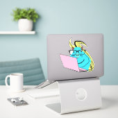 Naughty Squirrel #153 Sticker (Laptop op bureau)
