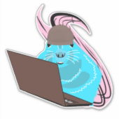 Naughty Squirrel #154 Sticker (Voorkant)