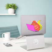 Naughty Squirrel #158 Sticker (Laptop op bureau)