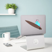 Naughty Squirrel #160 Sticker (Laptop op bureau)