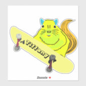 Naughty Squirrel #161 Meisjesnaam Sticker (Vel)