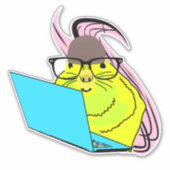 Naughty Squirrel #162 Sticker (Voorkant)