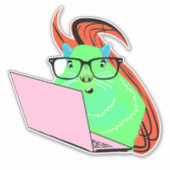 Naughty Squirrel #163 Sticker (Voorkant)