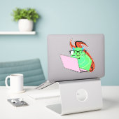 Naughty Squirrel #163 Sticker (Laptop op bureau)