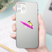 Naughty Squirrel #164 Surfing Sticker (Telefoon)