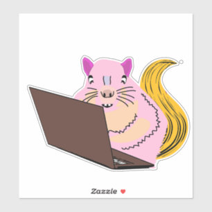 Naughty Squirrel #165 Sticker