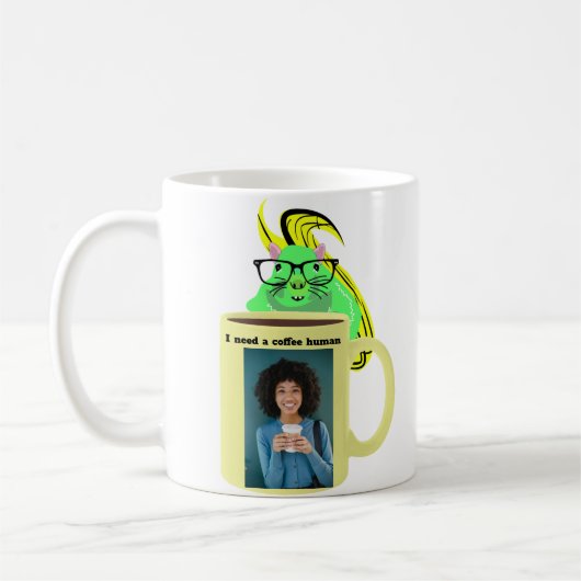 Naughty Squirrel #167 Coffee Human Koffiemok (Links)