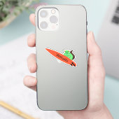 Naughty Squirrel #1688 Surfing Sticker (Telefoon)