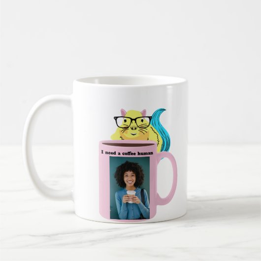 Naughty Squirrel #168 Coffee Human Koffiemok (Links)