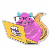 Naughty Squirrel #16 Sticker (Voorkant)