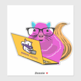 Naughty Squirrel #16 Sticker