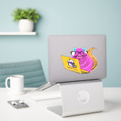 Naughty Squirrel #16 Sticker (Laptop op bureau)