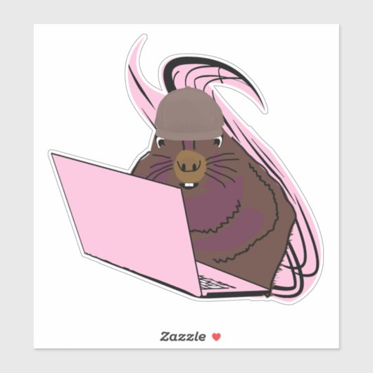 Naughty Squirrel #171 Sticker (Vel)