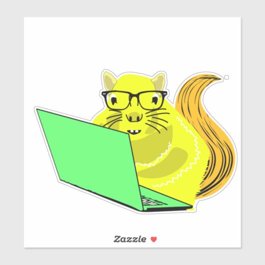 Naughty Squirrel #172 Sticker (Vel)