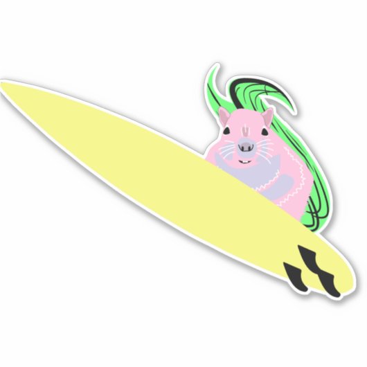 Naughty Squirrel #173 Sticker (Voorkant)