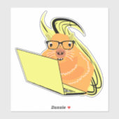 Naughty Squirrel #176 Sticker (Vel)