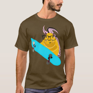 Naughty Squirrel 1784 Skateboarding Sticker T-shirt