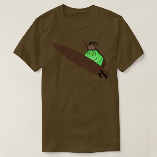 Naughty Squirrel 178 Surfing T-shirt (Design voorkant)