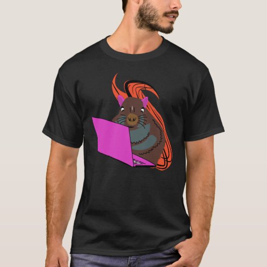 Naughty Squirrel #181 T-shirt (Voorkant)
