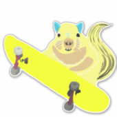 Naughty Squirrel #186 Sticker (Voorkant)